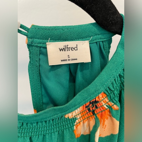 Wilfred Effet Mini Green Floral Dress - Picture 3 of 3